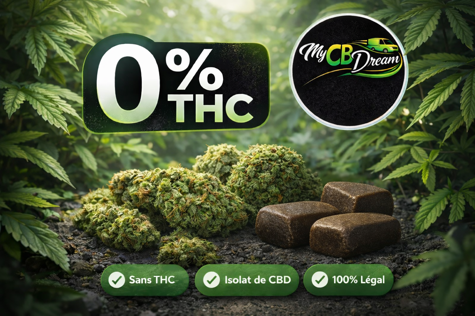 CBD 0% THC - Fleurs & Résines