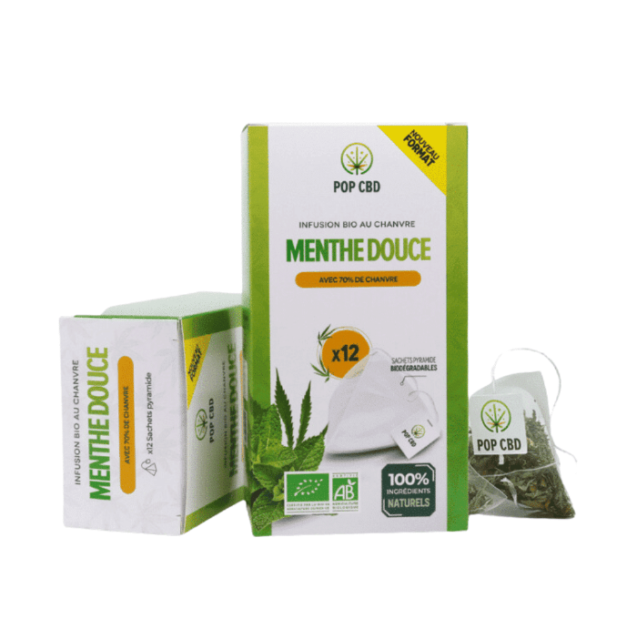 Infusion CBD Bio – Menthe Douce
