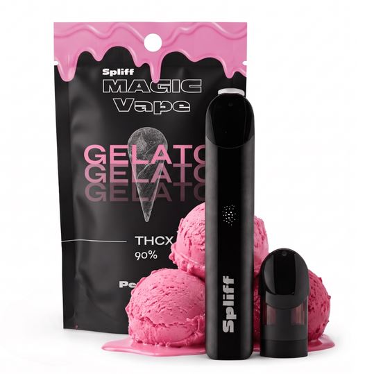 Vape THCX 90% Gelato - Batterie + Pod